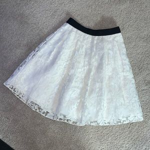 White Lace Ted Baker Skirt